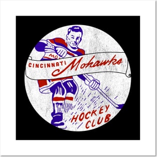 Defunct Cincinnati Mohawks Hockey 1949 Posters and Art